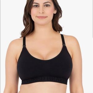 KINDRED BRAVELY NURSING BRA sublime hands free pumping/nursing sports bra blk